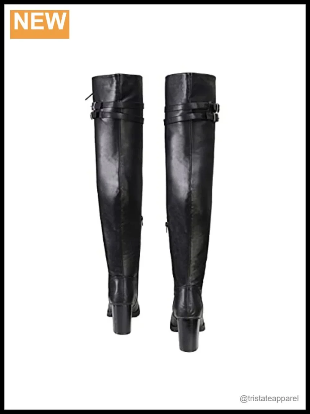 Women's Faux Leather Above Knee Lace-Up Motorcycle Boots Platform Heel